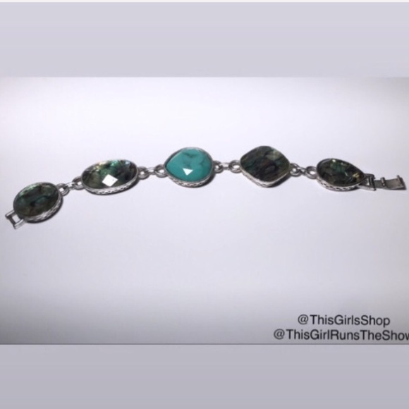 SALE🖤 Raw Stone Collection Bracelet/Earrings Set Bundle - Picture 3 of 4